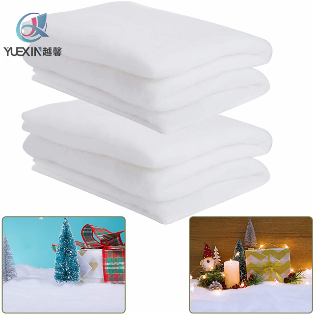 Fluffy Harmless Snow Blanket For Party